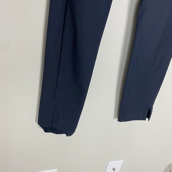 Athleta Wander Slim Straight Ankle Pants Blue Womens 6 FLAW - Picture 4 of 12